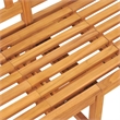 vidaXL 3-Seater Patio Bench with Table 59.1