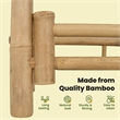vidaXL Garden Bench 43.31 x 14.96 x 15.75 in Bamboo Natural