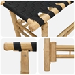 vidaXL Garden Bench 43.31 x 14.96 x 15.75 in Bamboo Natural