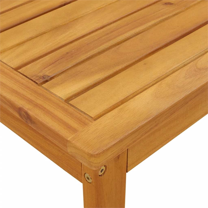 vidaXL 3 Piece Balcony Set with Cushions Solid Wood Acacia