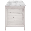 vidaXL Garden Storage Box White 198/5x50x56/5 cm Solid Wood Fir