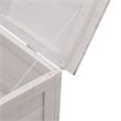 vidaXL Garden Storage Box White 198/5x50x56/5 cm Solid Wood Fir
