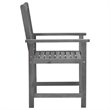vidaXL Patio Chairs with Cushions 2 pcs Gray Solid Acacia Wood