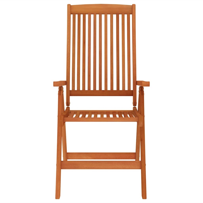 vidaXL Folding Patio Chairs 6 pcs Solid Wood Eucalyptus