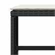 vidaXL Patio Stools with Cushions 4 pcs Black 15.7