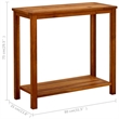 vidaXL Patio Console Table 31.5