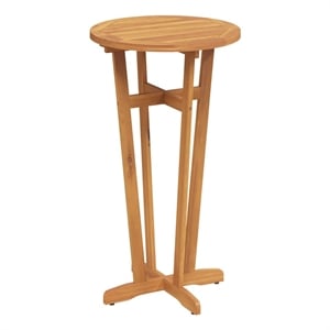 vidaXL Patio Bar Table 23.6&quotx41.3&quot Solid Wood Acacia