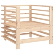 vidaXL Patio Chairs with Cushions 2 pcs Solid Wood Pine