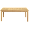 vidaXL Coffee Table Light Acacia 43.31 x 23.62 x 17.72 in