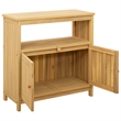 vidaXL Garden Console Table Light Acacia 31.50 x 13.78 x 29.53 in