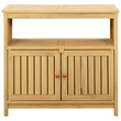 vidaXL Garden Console Table Light Acacia 31.50 x 13.78 x 29.53 in