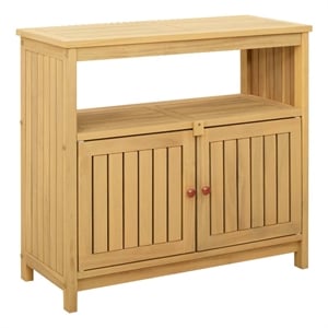 vidaXL Garden Console Table Light Acacia 31.50 x 13.78 x 29.53 in