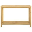 vidaXL Garden Console Table Light Acacia 43.31 x 15.75 x 29.53 in