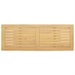 vidaXL Garden Console Table Light Acacia 43.31 x 15.75 x 29.53 in