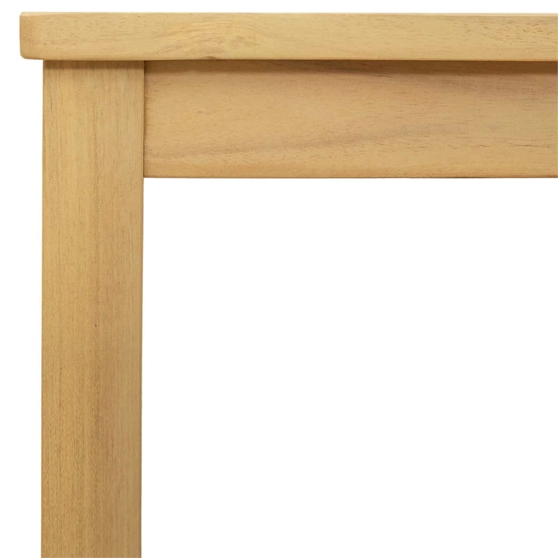 vidaXL Coffee Table Light Acacia 17.72 x 17.72 x 14.17 in