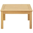 vidaXL Coffee Table Light Acacia 23.62 x 23.62 x 14.17 in