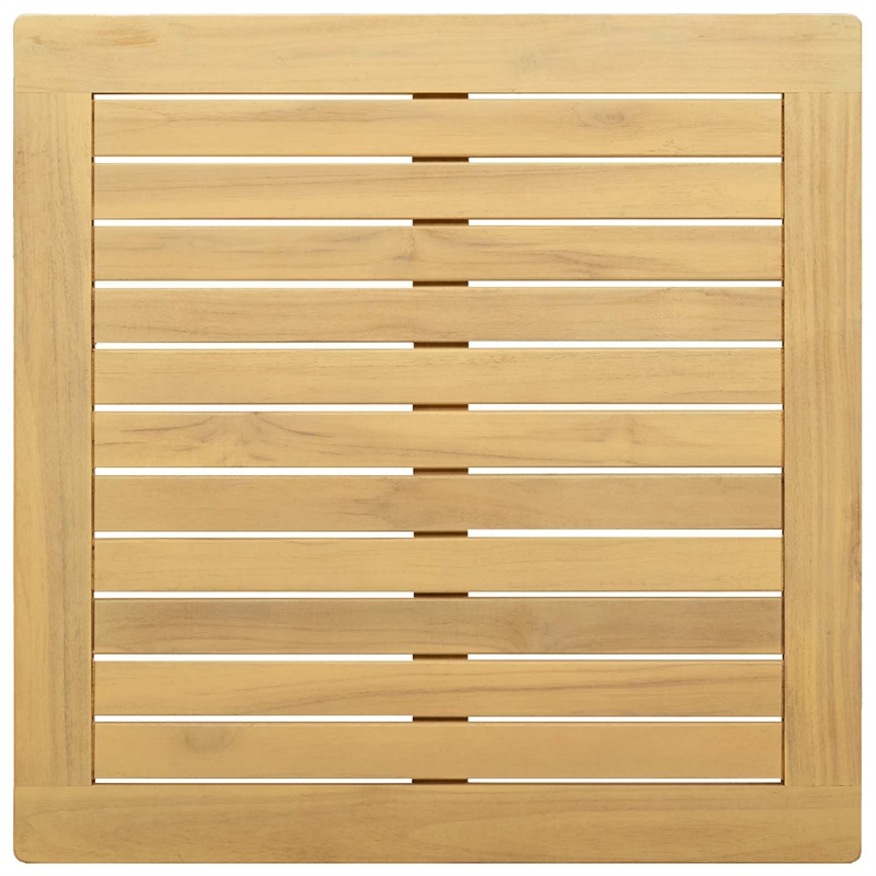 vidaXL Coffee Table Light Acacia 23.62 x 23.62 x 14.17 in