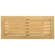 vidaXL Garden Console Table Light Acacia 31.50 x 13.78 x 29.53 in