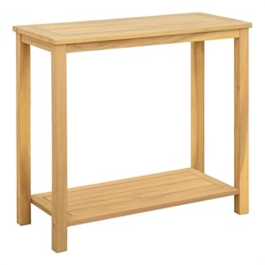 vidaXL Garden Console Table Light Acacia 31.50 x 13.78 x 29.53 in