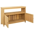 vidaXL Garden Console Table Light Acacia 43.31 x 13.78 x 29.53 in