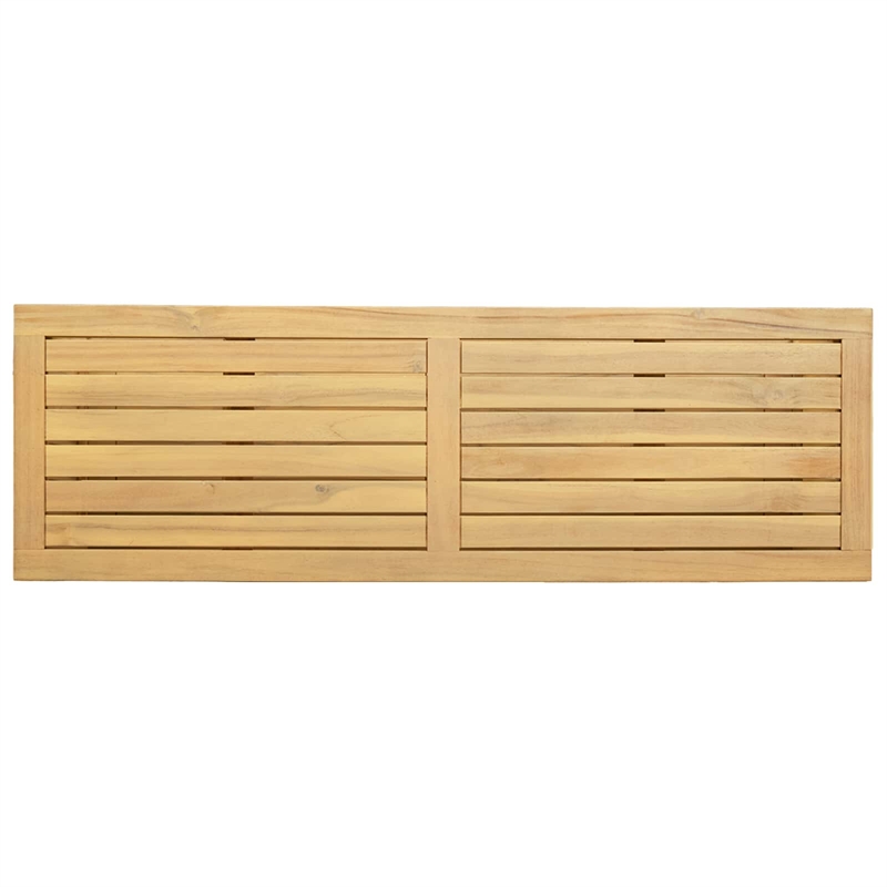 vidaXL Garden Console Table Light Acacia 43.31 x 13.78 x 29.53 in