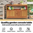 vidaXL Patio Console Table 43.3