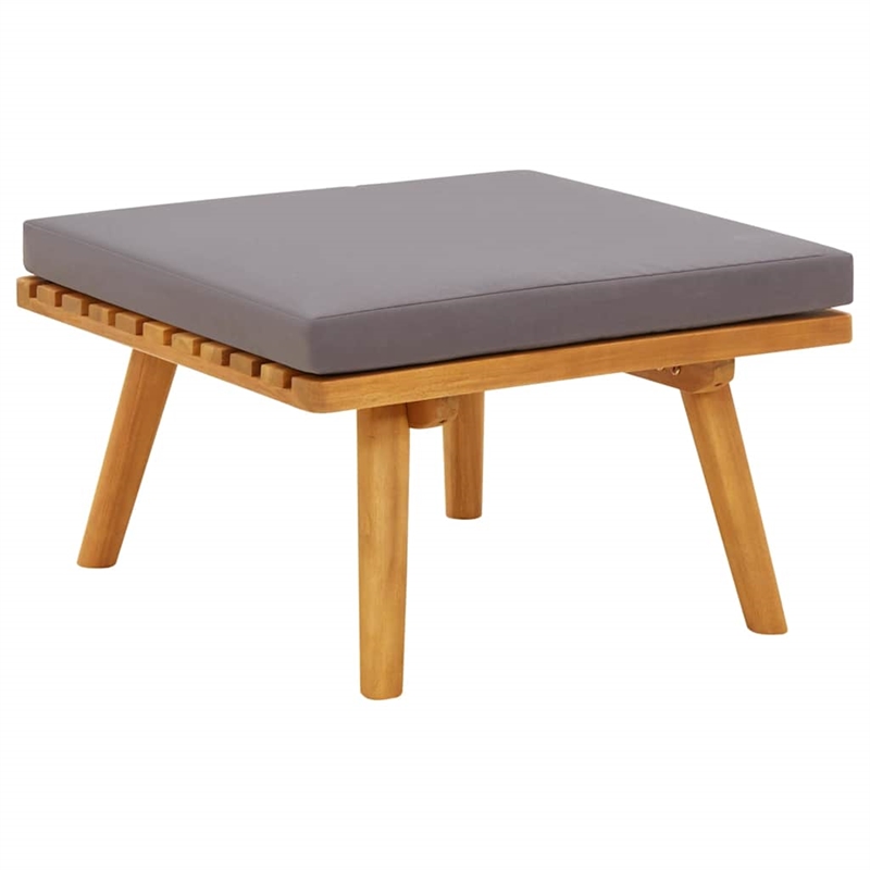 vidaXL 11 Piece Patio Lounge Set with Cushions Solid Acacia Wood