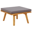 vidaXL 11 Piece Patio Lounge Set with Cushions Solid Acacia Wood