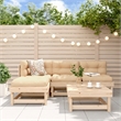 vidaXL 5 Piece Patio Lounge Set with Cushions Solid Wood
