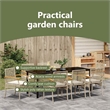 vidaXL Garden Dining Set 9 pcs Beige and Black Rattan