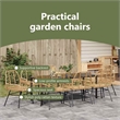 vidaXL Garden Dining Set 9 pcs Brown Poly Rattan