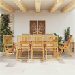 vidaXL 9 Piece Patio Dining Set 70.9