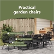 vidaXL Garden Dining Set 9 pcs Black Poly Rattan