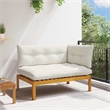 vidaXL Garden Corner Sofa Acacia Wood Solid Wood