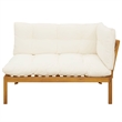vidaXL Garden Corner Sofa Acacia Wood Solid Wood