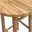 vidaXL Garden Stool Natural 14.96 x 26.77 in Bamboo