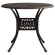 vidaXL Patio Table Bronze 35.4