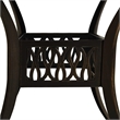 vidaXL Patio Table Bronze 35.4