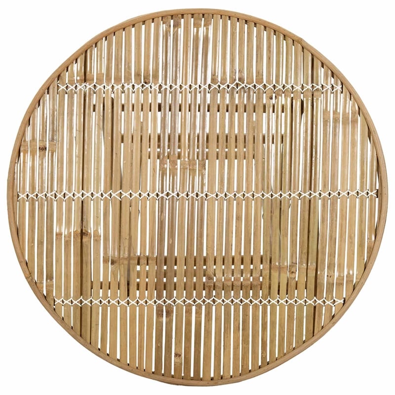 vidaXL Garden Table Natural 31.50 x 27.56 in Bamboo