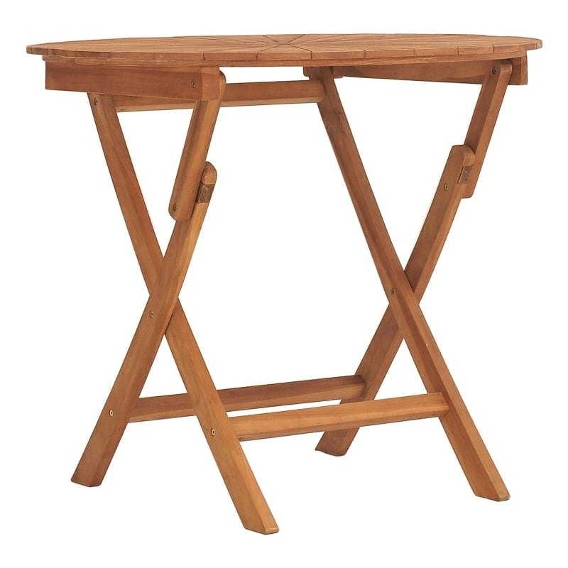 vidaXL Folding Patio Table 33.5
