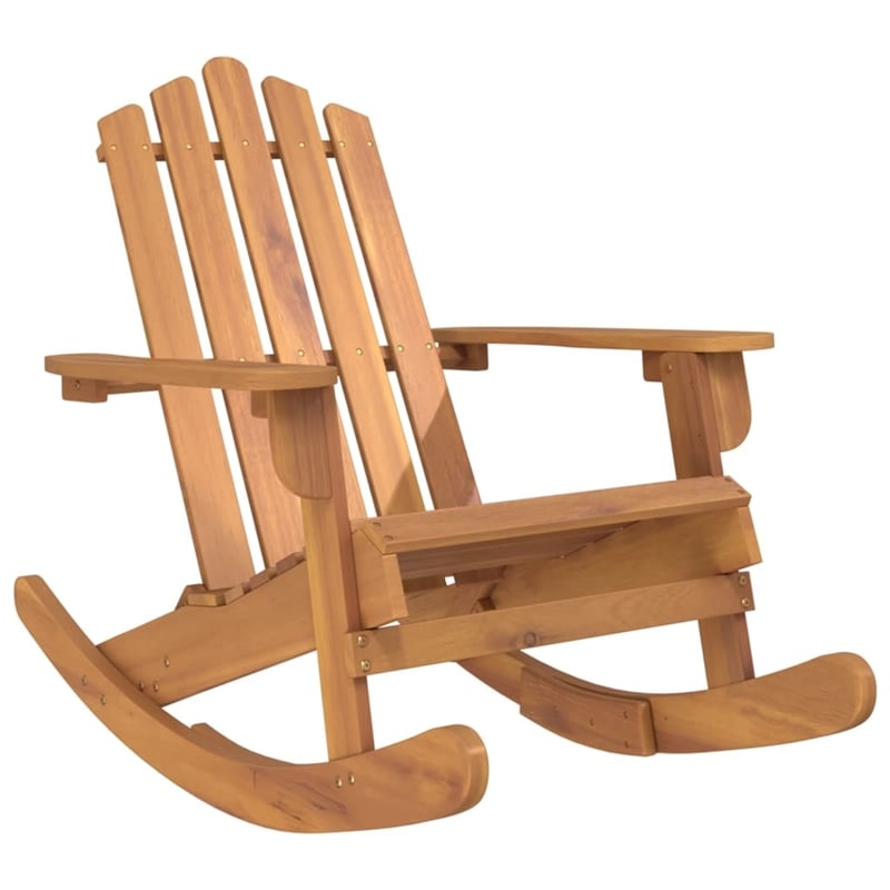 vidaXL 3 Piece Adirondack Patio Lounge Set Solid Wood Acacia
