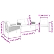 vidaXL 3 Piece Balcony Furniture Set with Cushions Black Steel