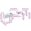 vidaXL 5 Piece Balcony Furniture Set with Cushions Black Steel