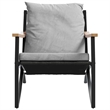vidaXL 3 Piece Balcony Furniture Set with Cushions Black Steel