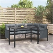 vidaXL Patio Dining Table Anthracite 43.3