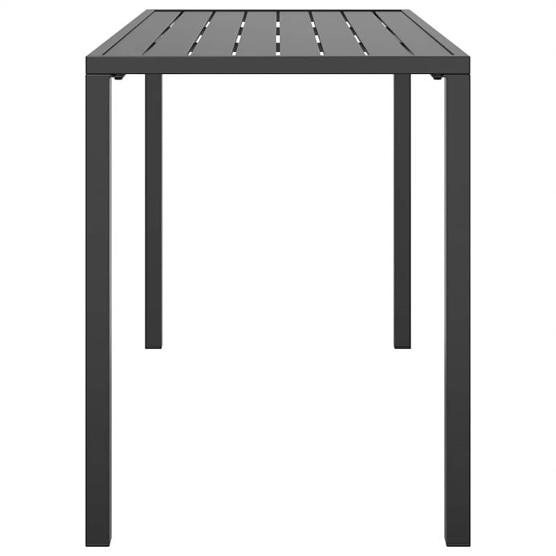 vidaXL Patio Dining Table Anthracite 43.3