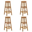 vidaXL 5 Piece Patio Bar Set Solid Wood Acacia