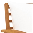 vidaXL 5 Piece Garden Lounge Set with Cushion Solid Acacia Wood