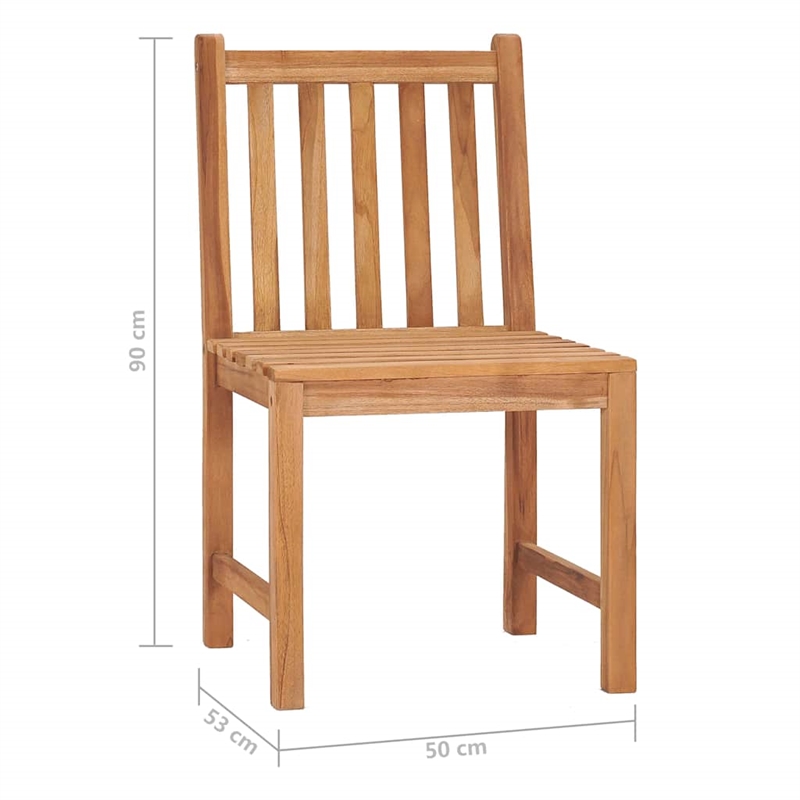 vidaXL 3 Piece Garden Dining Set 31.5