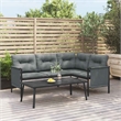 vidaXL Patio Coffee Table Anthracite 43.3